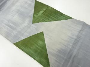 アンティーク　切り嵌め手織り紬抽象模様袋帯（材料）